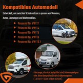 Opbergconsole VW T4-T6.1 Zwart Gla met USB & LED - 30% Korting!