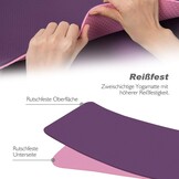 Lila Yogamat TPE Antislip 0,6cm dik - 27% Korting