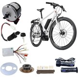 Fiets Borstelmotor Ombouwset 24V 250W - 9 Delig met Korting