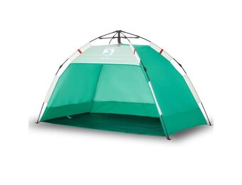 Zeegroene 2-persoons Strandtent Waterdicht - 33% Korting