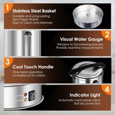 17L RVS Filterkoffieapparaat 113 Kopjes 1500W - Zilver | 28% Korting