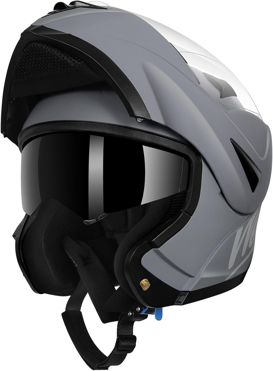 Systeemhelm Motorhelm Grijs Maat M - 34% Korting!