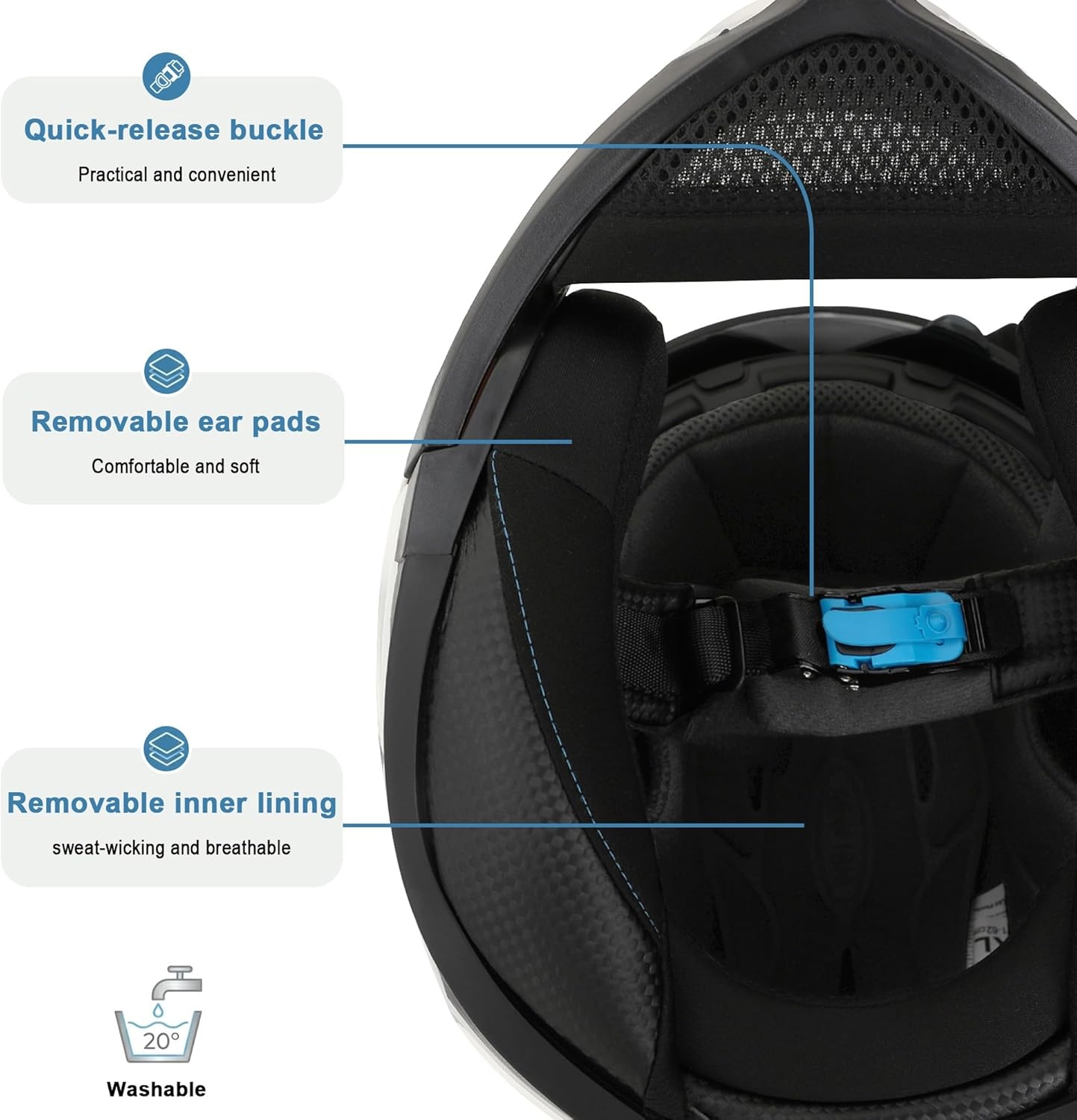 Systeemhelm Motorhelm Grijs Maat M - 34% Korting!