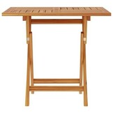 Teakhouten Tuintafel Inklapbaar 85x85cm - 34% Korting!