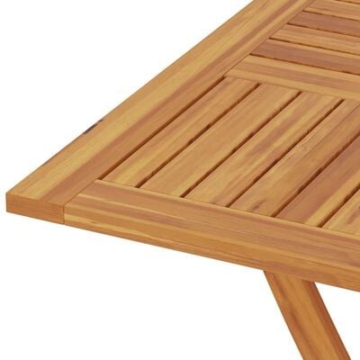 Teakhouten Tuintafel Inklapbaar 85x85cm - 34% Korting!