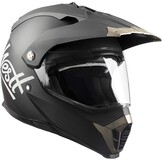 Crossmotorhelm Mat Zwart met Dubbel Vizier & NFC - 34% Korting