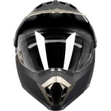 Crossmotorhelm Mat Zwart met Dubbel Vizier & NFC - 34% Korting
