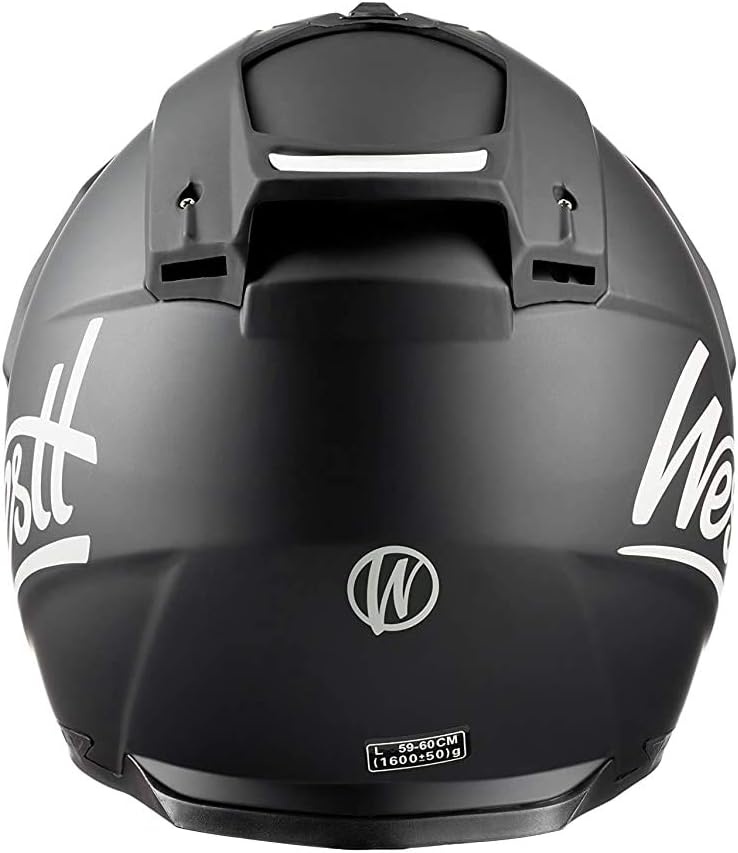 Crossmotorhelm Mat Zwart met Dubbel Vizier & NFC - 34% Korting