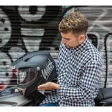 Crossmotorhelm Mat Zwart met Dubbel Vizier & NFC - 34% Korting