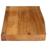 Tafelblad Massief Mangohout met Natuurlijke Rand - 90x40 cm (34% Korting)