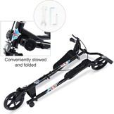 Wiggle Scooter Zwart - Opvouwbaar & Verstelbaar - 34% Korting!
