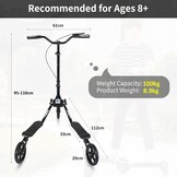 Wiggle Scooter Zwart - Opvouwbaar & Verstelbaar - 34% Korting!