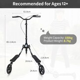 Wiggle Scooter Zwart - Opvouwbaar & Verstelbaar - 34% Korting!