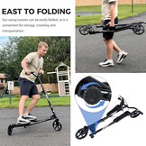 Wiggle Scooter Zwart - Opvouwbaar & Verstelbaar - 34% Korting!