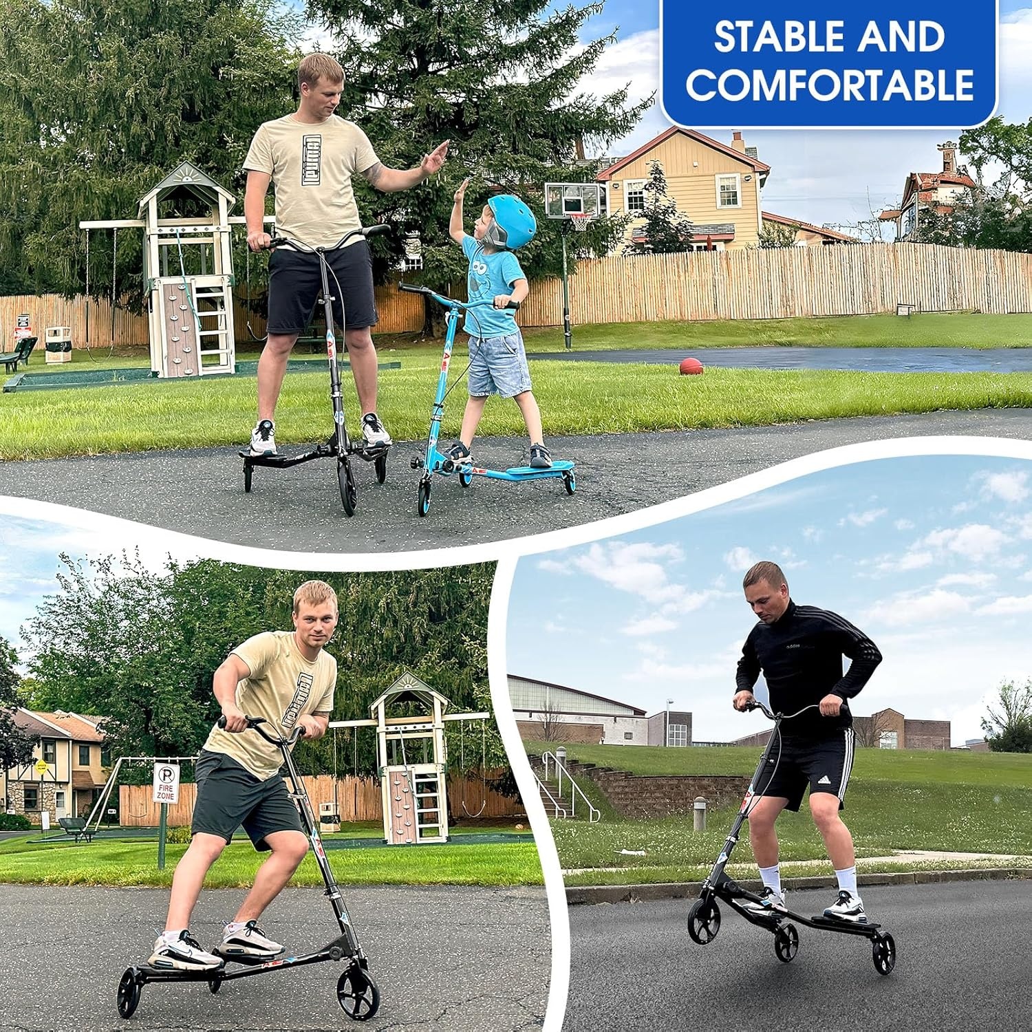 Wiggle Scooter Zwart - Opvouwbaar & Verstelbaar - 34% Korting!