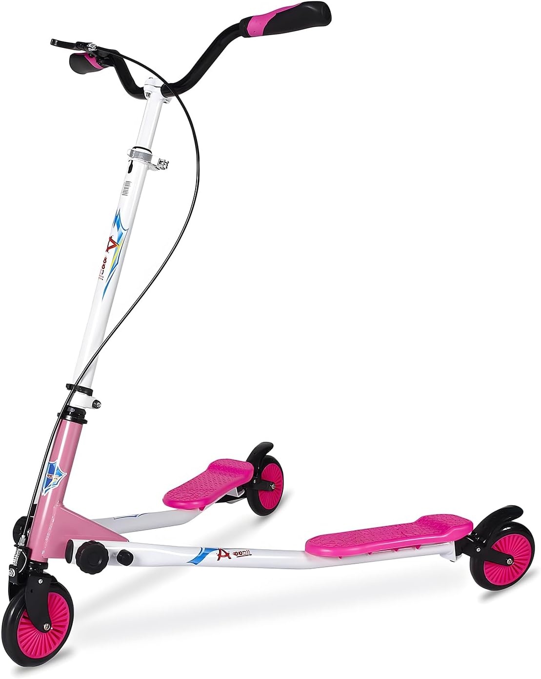 Wiggle Scooter Zwart - Opvouwbaar & Verstelbaar - 34% Korting!