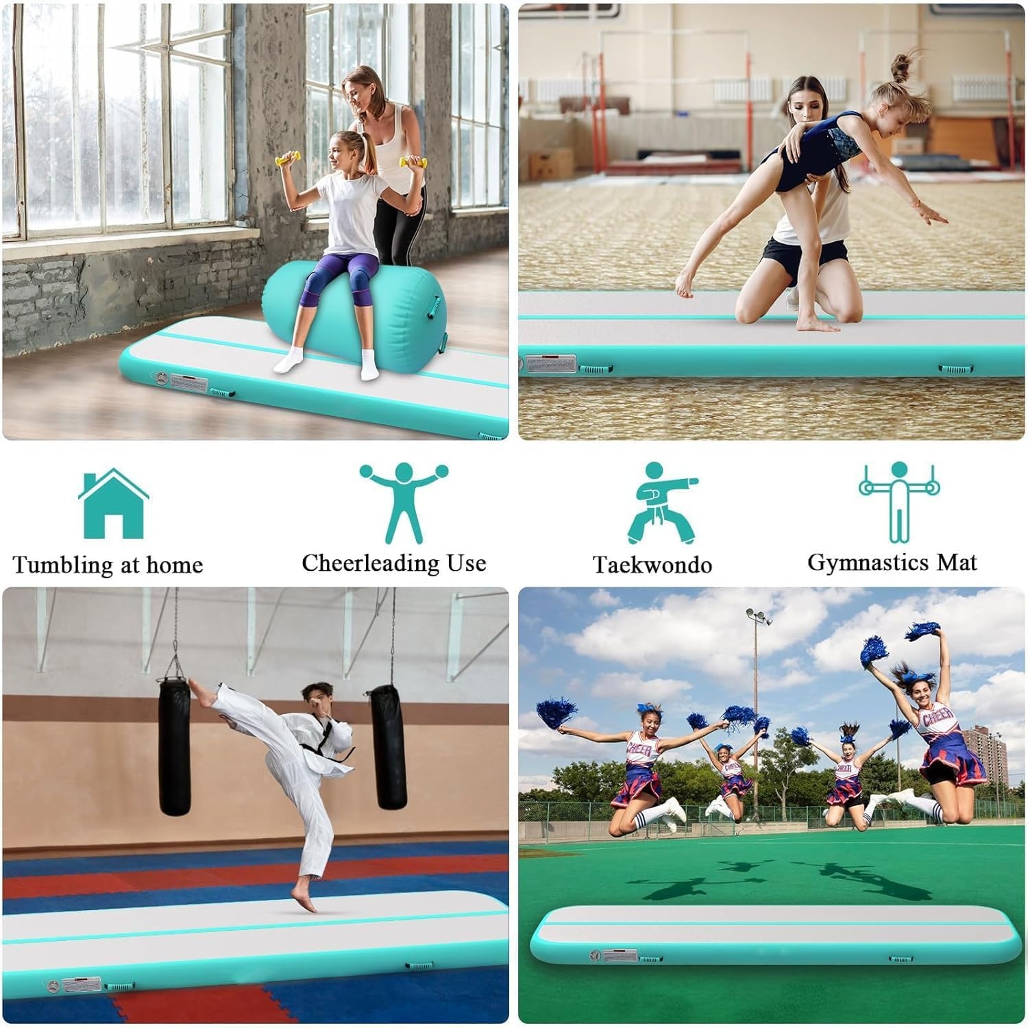 Opblaasbare Gymnastiekmat - 35% Korting - 3 t/m 6m