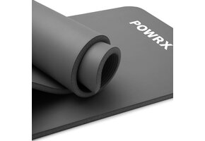 Antislip Fitnessmat 1,5 cm dik - Ideaal voor Yoga & Pilates - Zwart - 45% Korting
