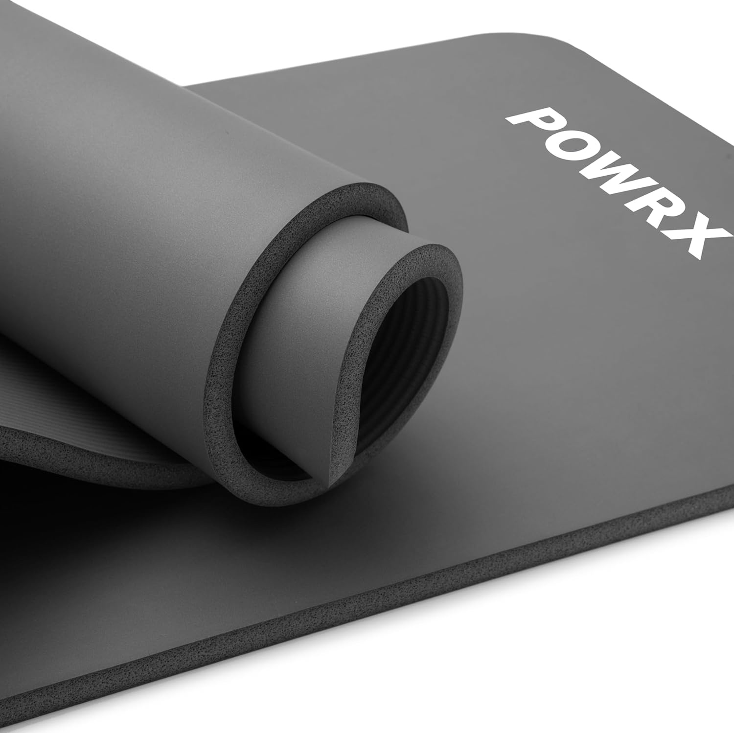 POWRX Anti-slip Fitnessmat 1.5cm dik, Zwart (34% korting)