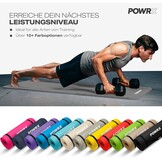 POWRX Anti-slip Fitnessmat 1.5cm dik, Zwart (34% korting)