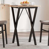X-frame Eettafelpoten van Gietijzer - 40x40x73 cm met 55% Korting