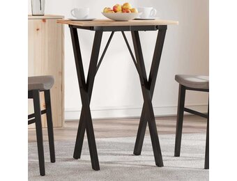 X-frame Eettafelpoten van Gietijzer - 40x40x73 cm met 55% Korting