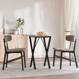 X-frame Eettafelpoten van Gietijzer - 40x40x73 cm met 55% Korting