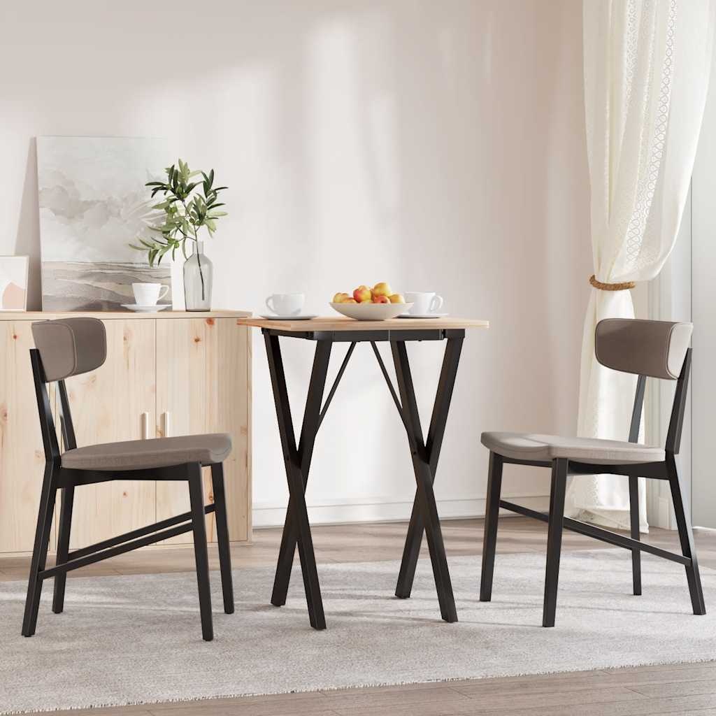 X-frame Eettafelpoten van Gietijzer - 40x40x73 cm met 55% Korting