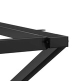 X-frame Eettafelpoten van Gietijzer - 40x40x73 cm met 55% Korting