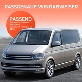 Winddeflectoren Set Zwart VW T5/T6 - 42% Korting