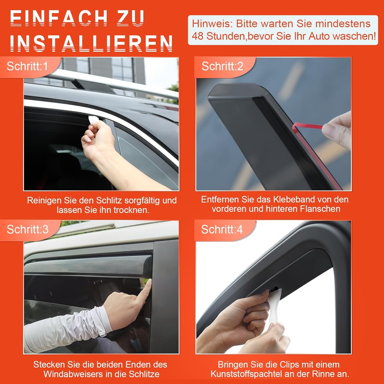 Winddeflectoren Set Zwart VW T5/T6 - 42% Korting