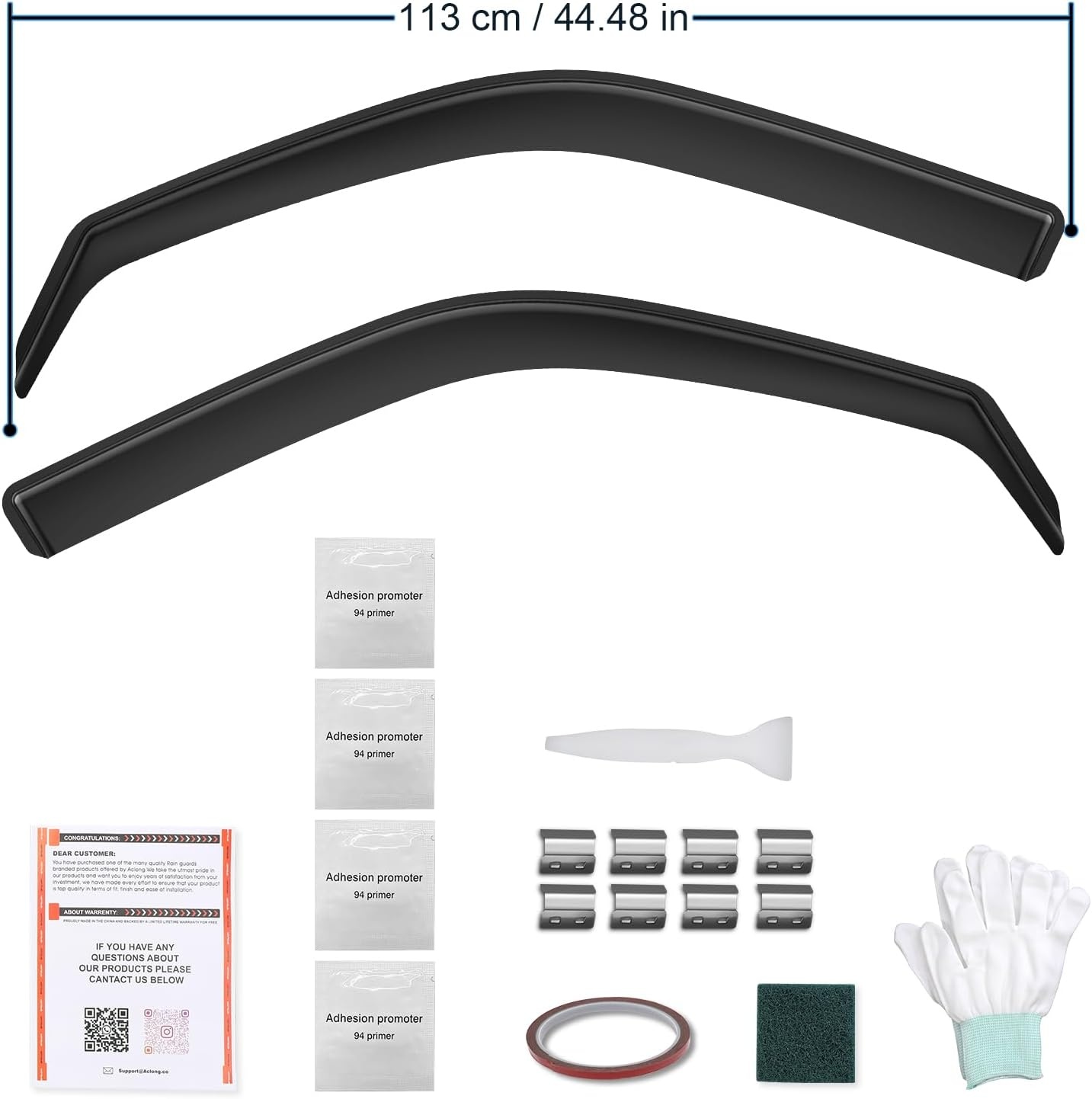 Winddeflectoren Set Zwart VW T5/T6 - 42% Korting