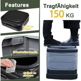 Opvouwbaar Campingtoilet XXL: Mobiel & Comfortabel - 34% Korting!