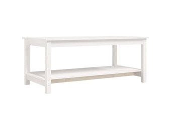 vidaXL Salontafel Grenenhout Wit - 34% Korting!