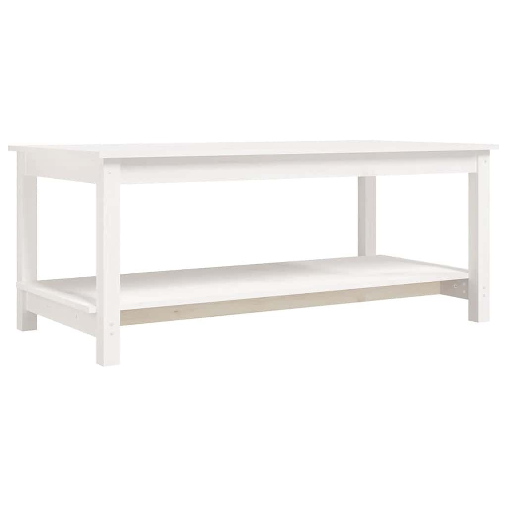 vidaXL Salontafel Grenenhout Wit - 34% Korting!