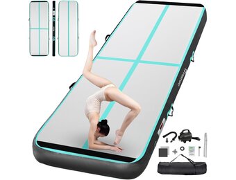 Opblaasbare Trainingsmat FBSPORT - 20cm Dik, Ideaal voor Gym & Yoga