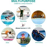Opblaasbare Trainingsmat FBSPORT - 20cm Dik, Ideaal voor Gym & Yoga