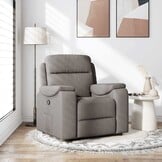 Verstelbare Taupe Fauteuil met 35% Korting
