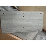 Wasmachinekast 70.5x25.5x90 cm Grijs Sonoma Eiken - 58% Korting