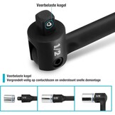 Wringijzer 60cm | 780Nm koppel | 240° draaibaar | Zwart | Nu met 52% korting!