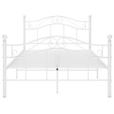 VidaXL Bedframe Metaal Wit 120x200cm (35% Korting)