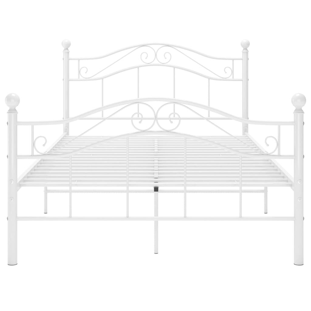 VidaXL Bedframe Metaal Wit 120x200cm (35% Korting)