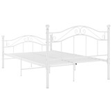 VidaXL Bedframe Metaal Wit 120x200cm (35% Korting)