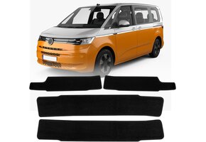 Vloermatten voor VW T7 Multivan Camper (4-delig) - Zwart