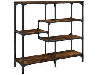 vidaXL Wandtafel Gerookt Eiken 103x32x95 cm | 53% Korting