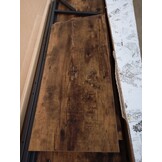 vidaXL Wandtafel Gerookt Eiken 103x32x95 cm | 53% Korting