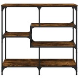 vidaXL Wandtafel Gerookt Eiken 103x32x95 cm | 53% Korting