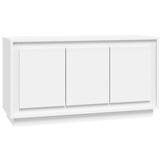 Wit Dressoir 102x35x55 cm Bewerkt Hout - 34% Korting