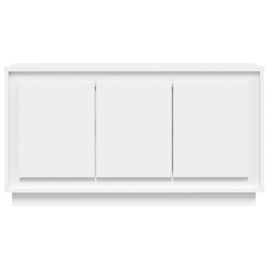 Wit Dressoir 102x35x55 cm Bewerkt Hout - 34% Korting