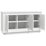Wit Dressoir 102x35x55 cm Bewerkt Hout - 34% Korting